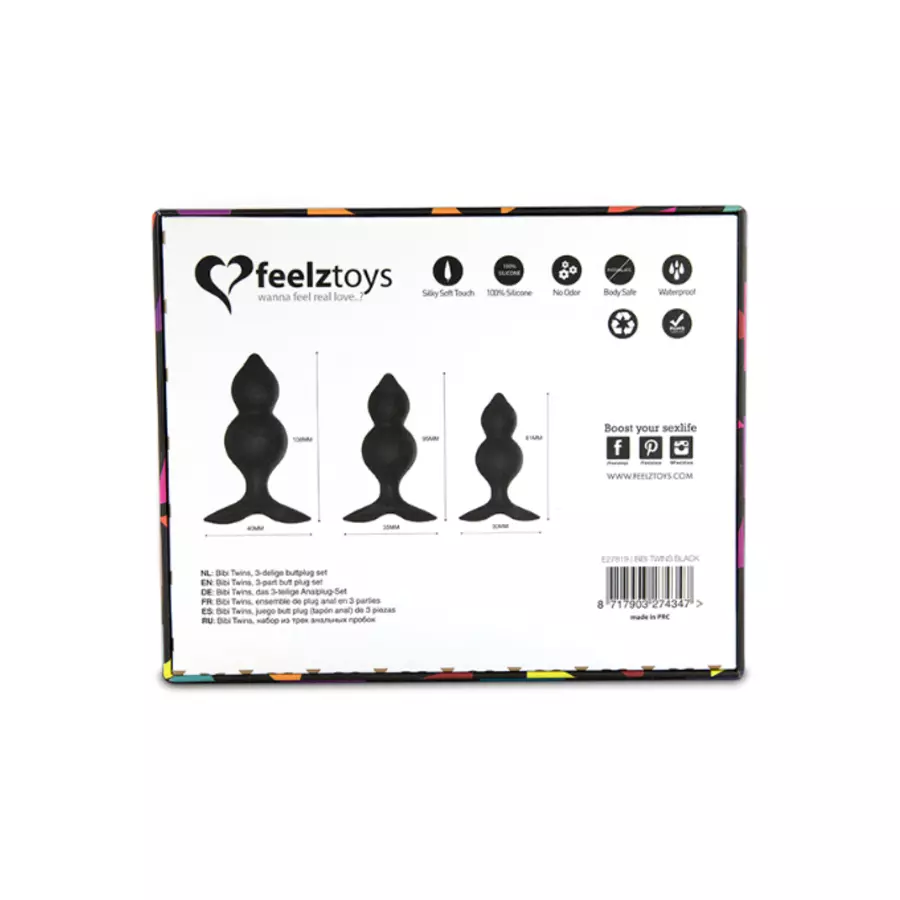 Feelztoys - Bibi Twin Butt Plug Set Anale Speeltjes